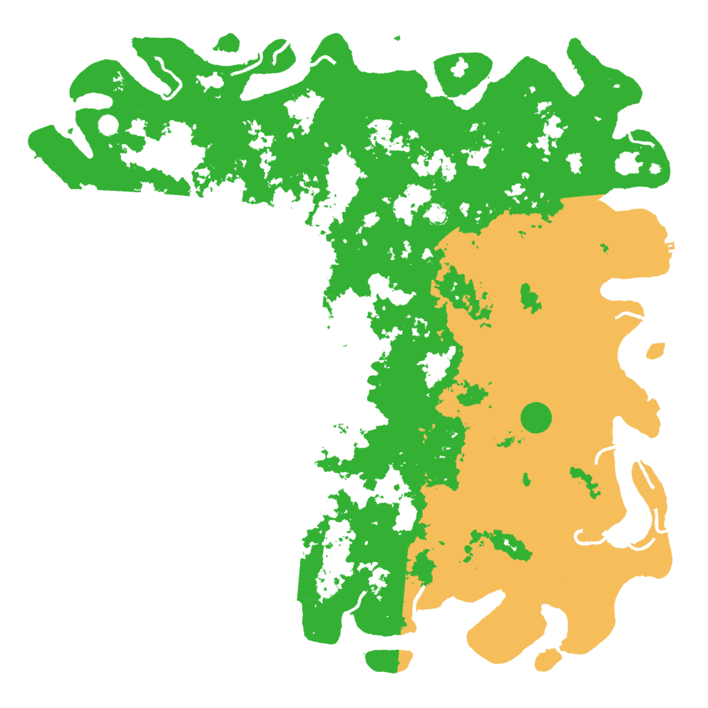 Biome Rust Map: Procedural Map, Size: 6000, Seed: 612000