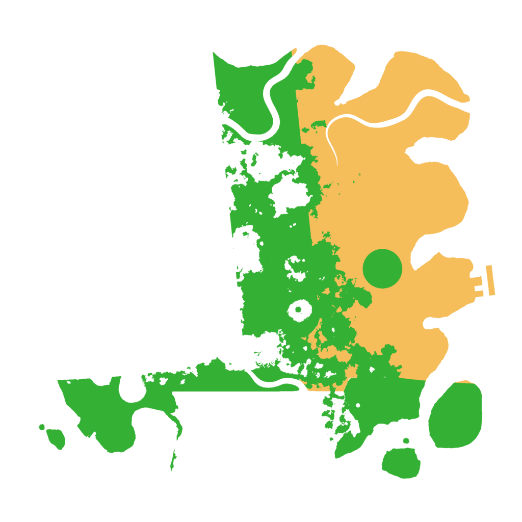 Biome Rust Map: Procedural Map, Size: 3500, Seed: 1159606200