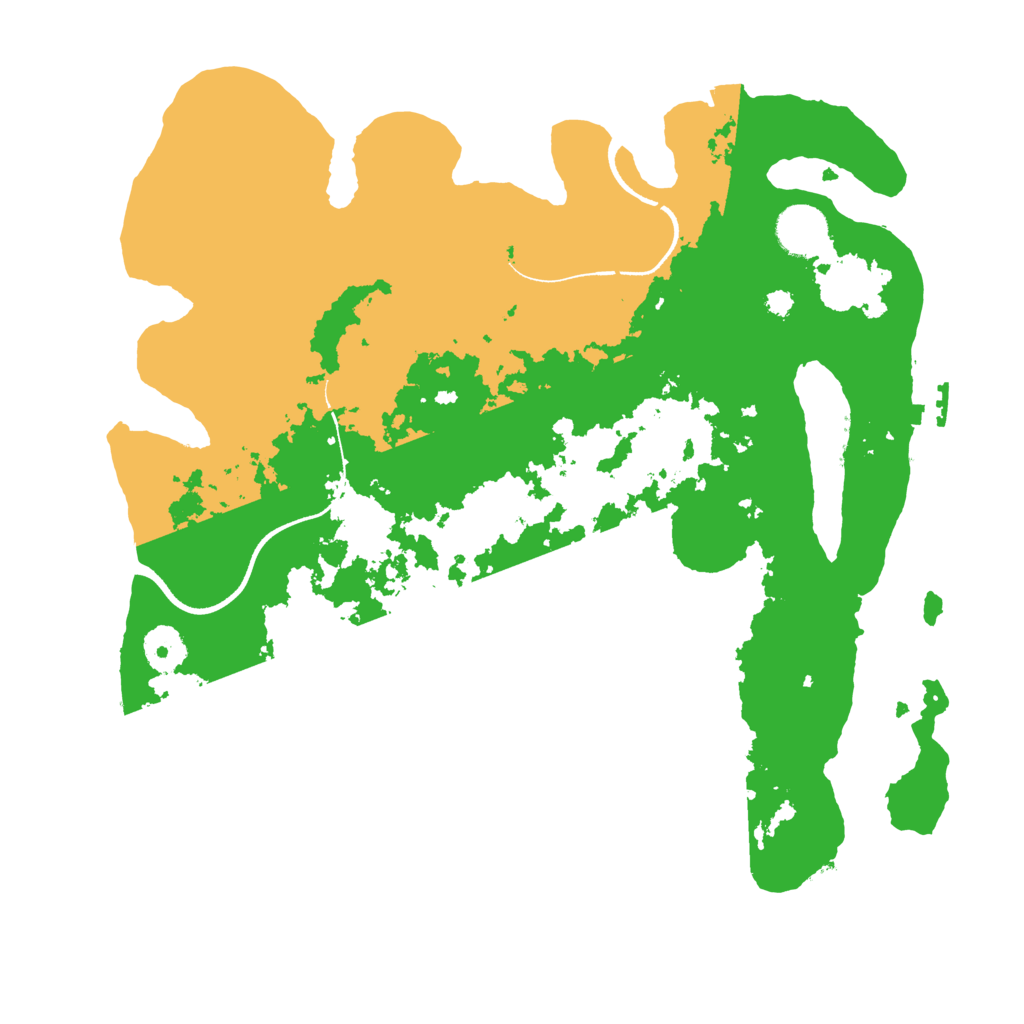 Biome Rust Map: Procedural Map, Size: 3500, Seed: 1626065568