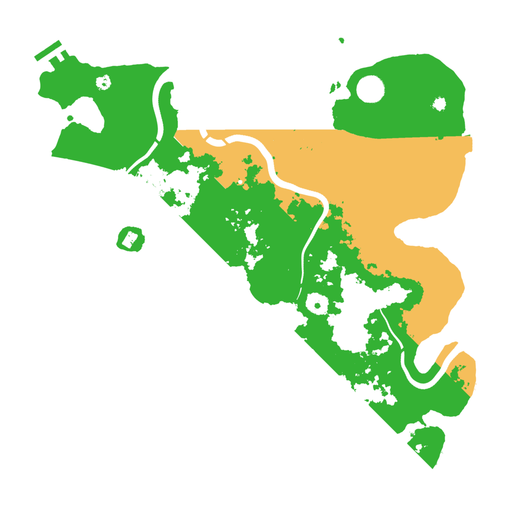 Biome Rust Map: Procedural Map, Size: 3500, Seed: 1696410756