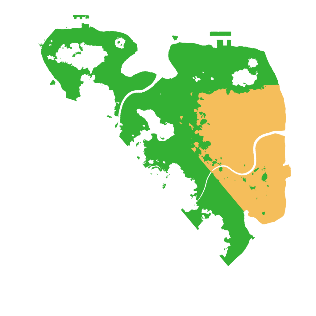 Biome Rust Map: Procedural Map, Size: 3000, Seed: 1131280465