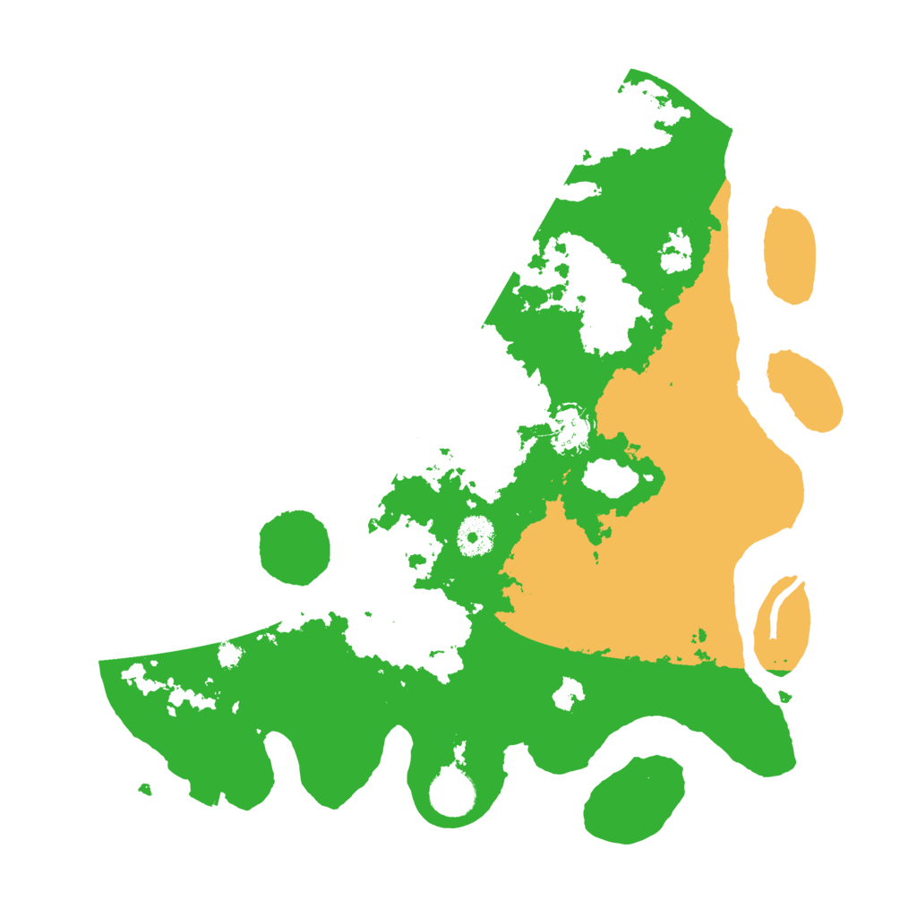 Biome Rust Map: Procedural Map, Size: 3500, Seed: 2396324