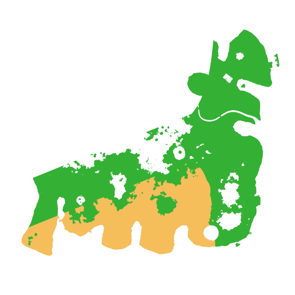 Biome Rust Map: Procedural Map, Size: 3500, Seed: 1564674775