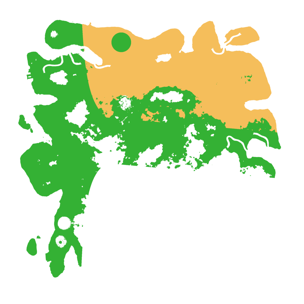 Biome Rust Map: Procedural Map, Size: 4096, Seed: 421755780