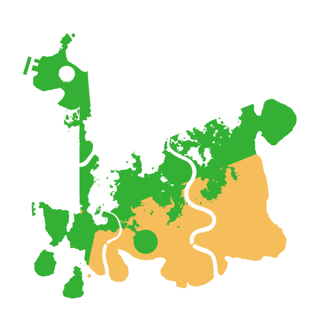 Biome Rust Map: Procedural Map, Size: 3500, Seed: 1144303544