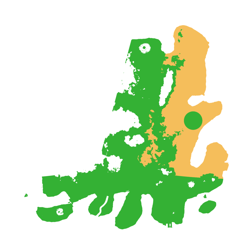 Biome Rust Map: Procedural Map, Size: 3500, Seed: 75835