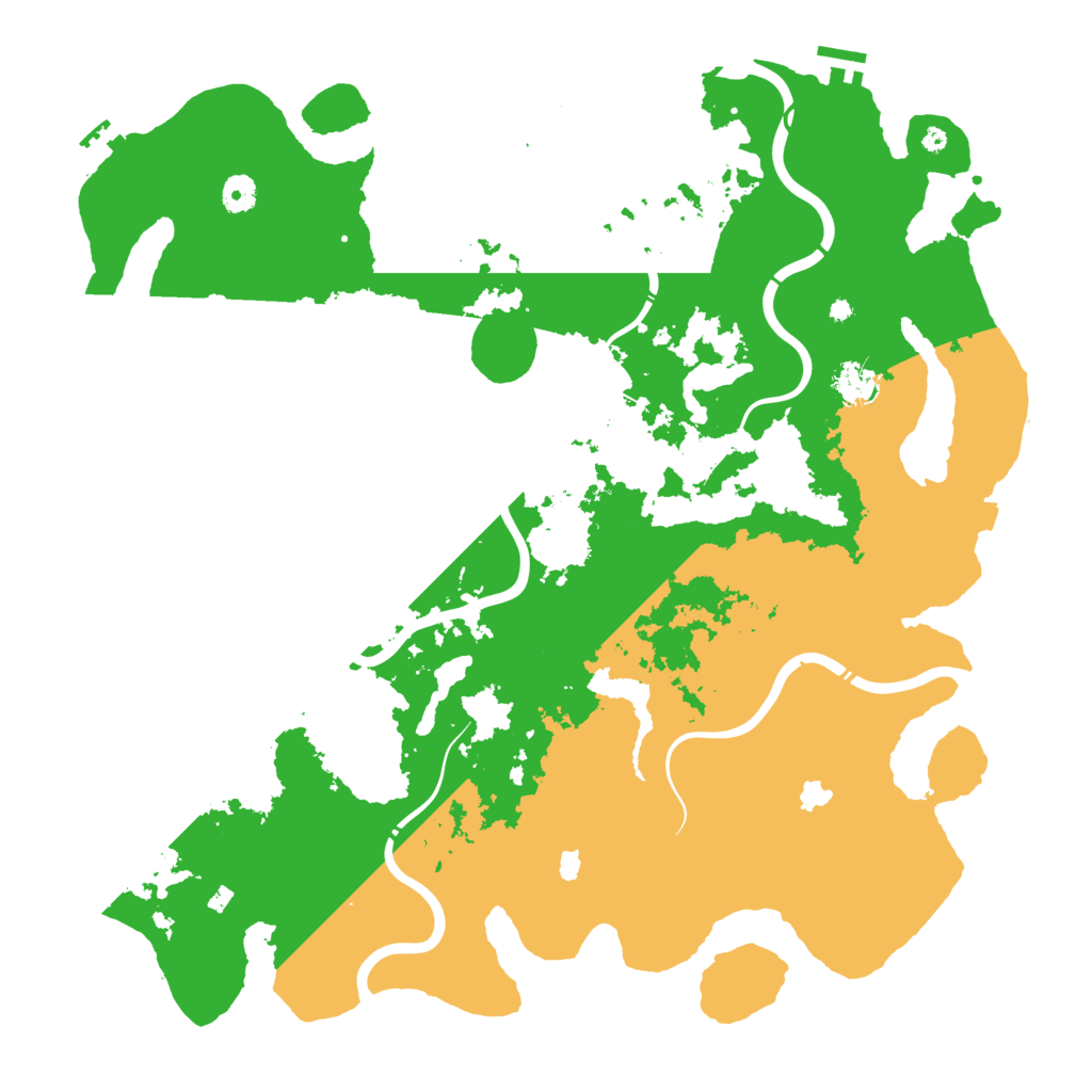 Biome Rust Map: Procedural Map, Size: 4500, Seed: 1919607401