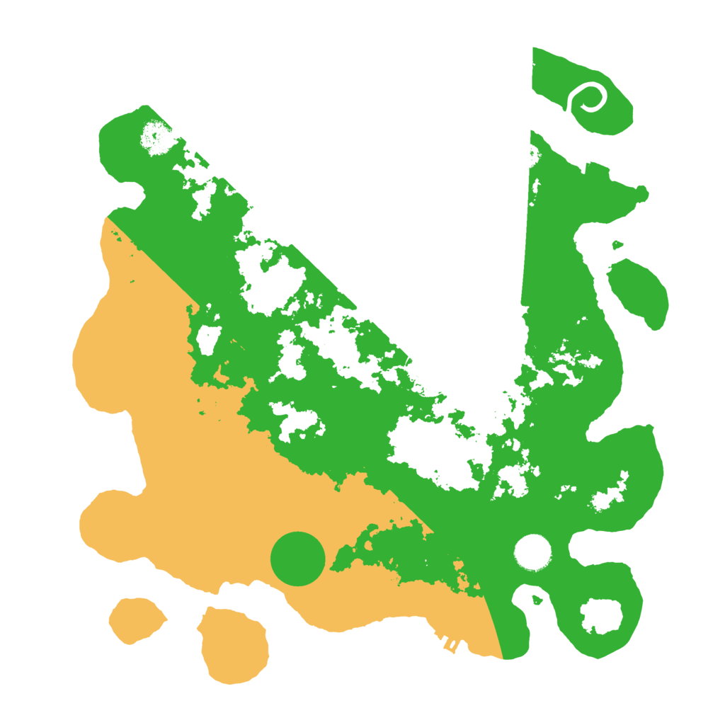 Biome Rust Map: Procedural Map, Size: 3500, Seed: 7292023