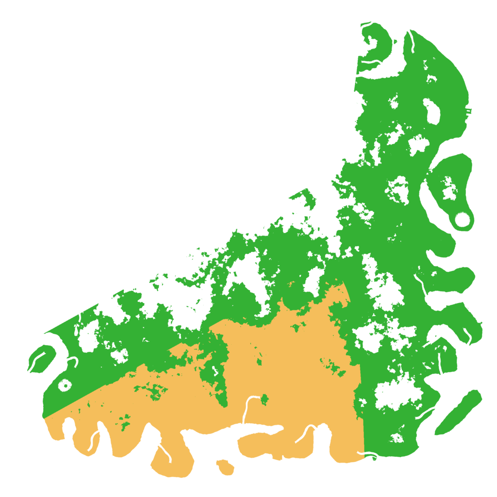 Biome Rust Map: Procedural Map, Size: 6000, Seed: 2049811653