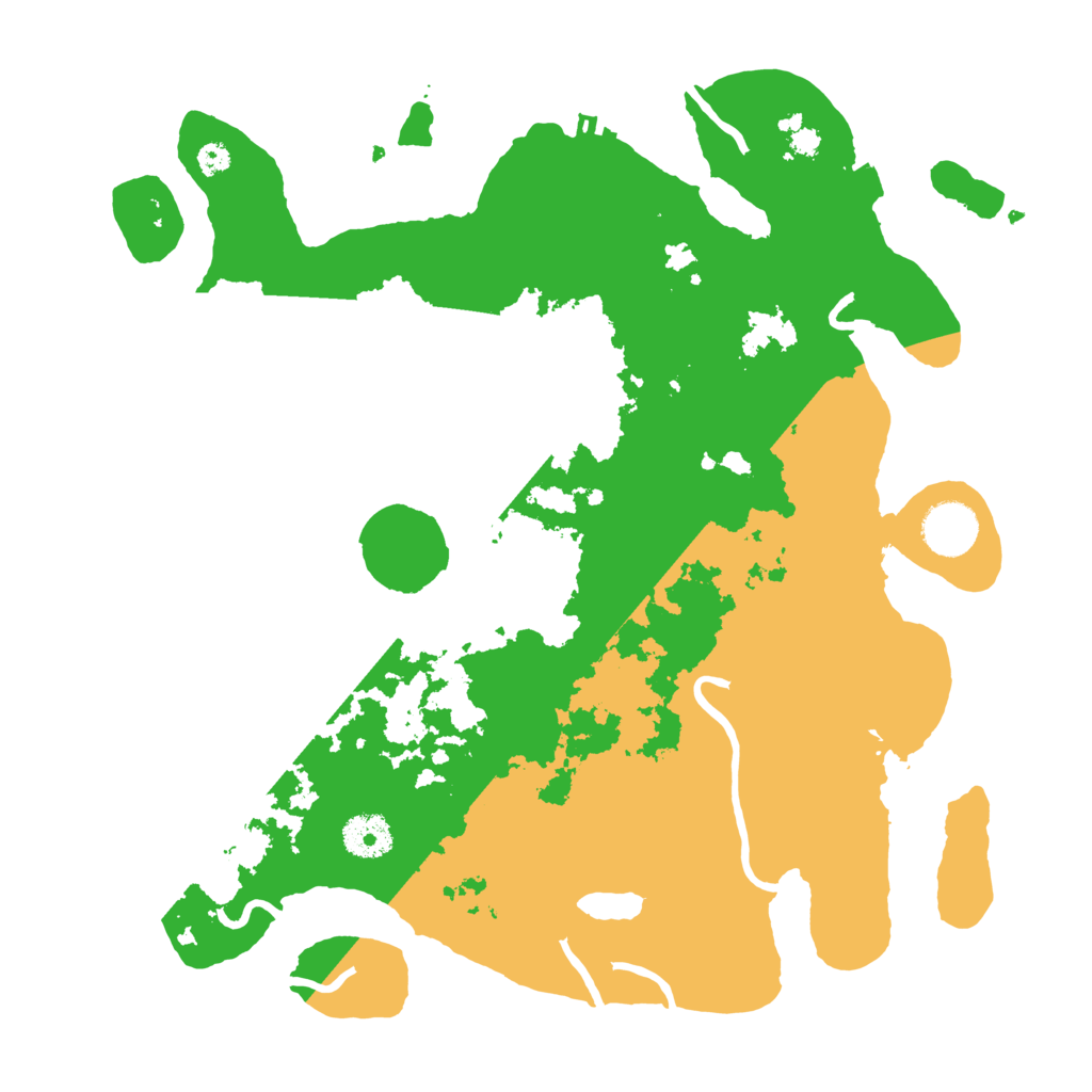Biome Rust Map: Procedural Map, Size: 3500, Seed: 193930686