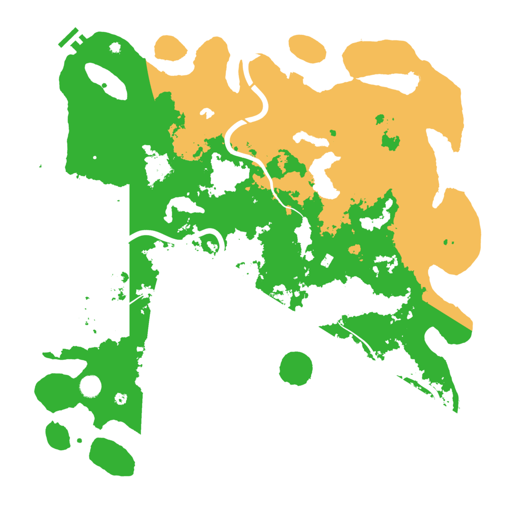 Biome Rust Map: Procedural Map, Size: 4250, Seed: 16664