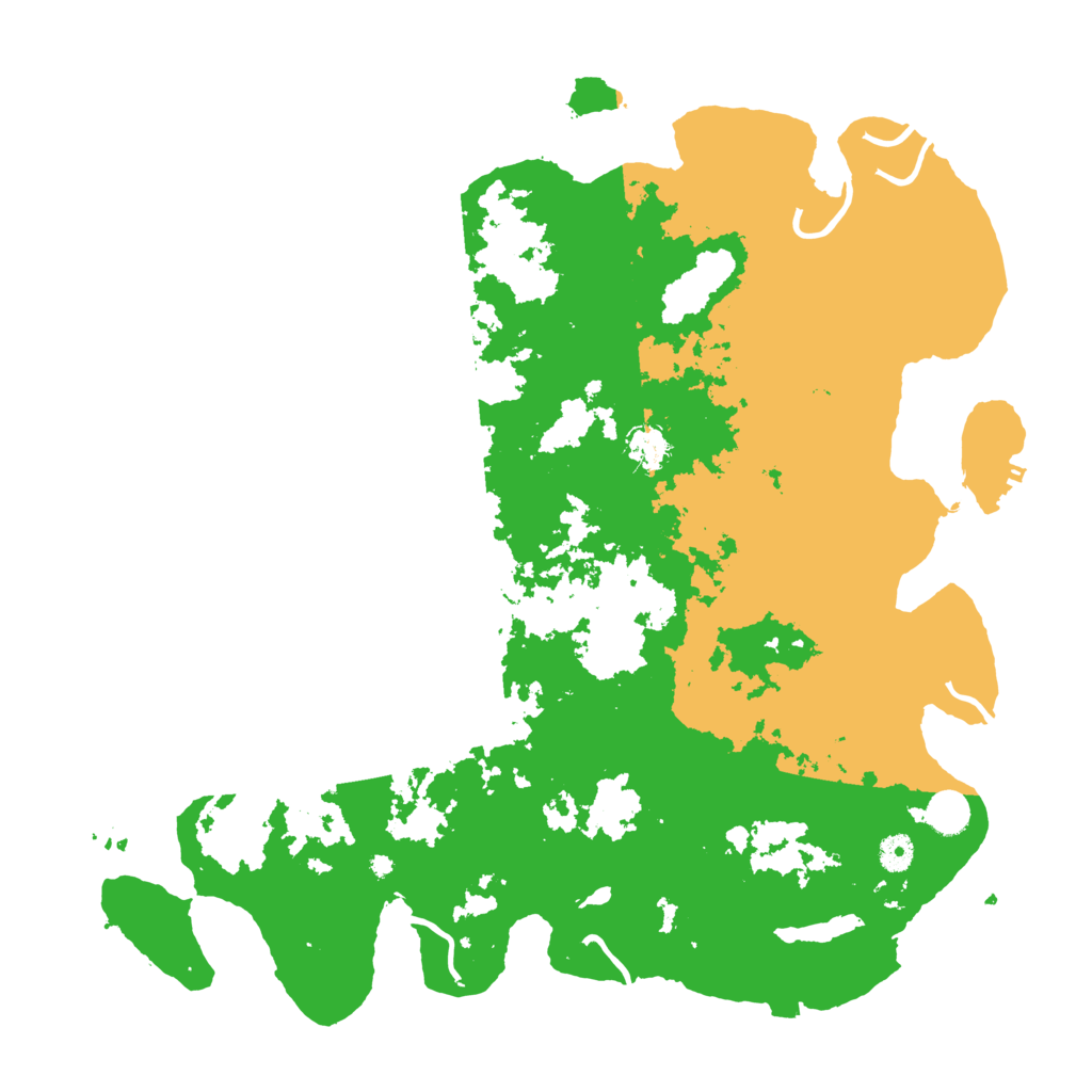 Biome Rust Map: Procedural Map, Size: 4500, Seed: 1302398536