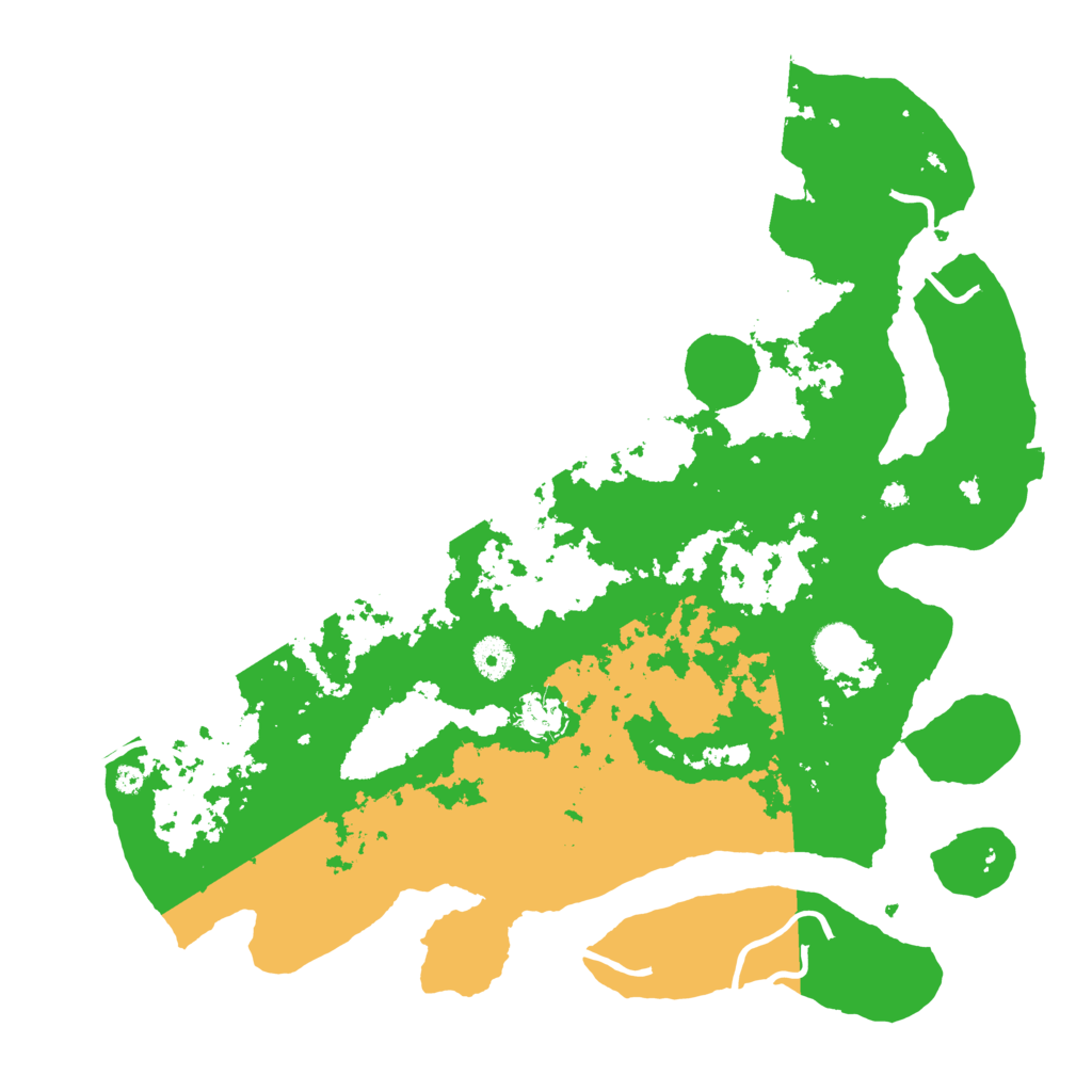 Biome Rust Map: Procedural Map, Size: 4000, Seed: 17381