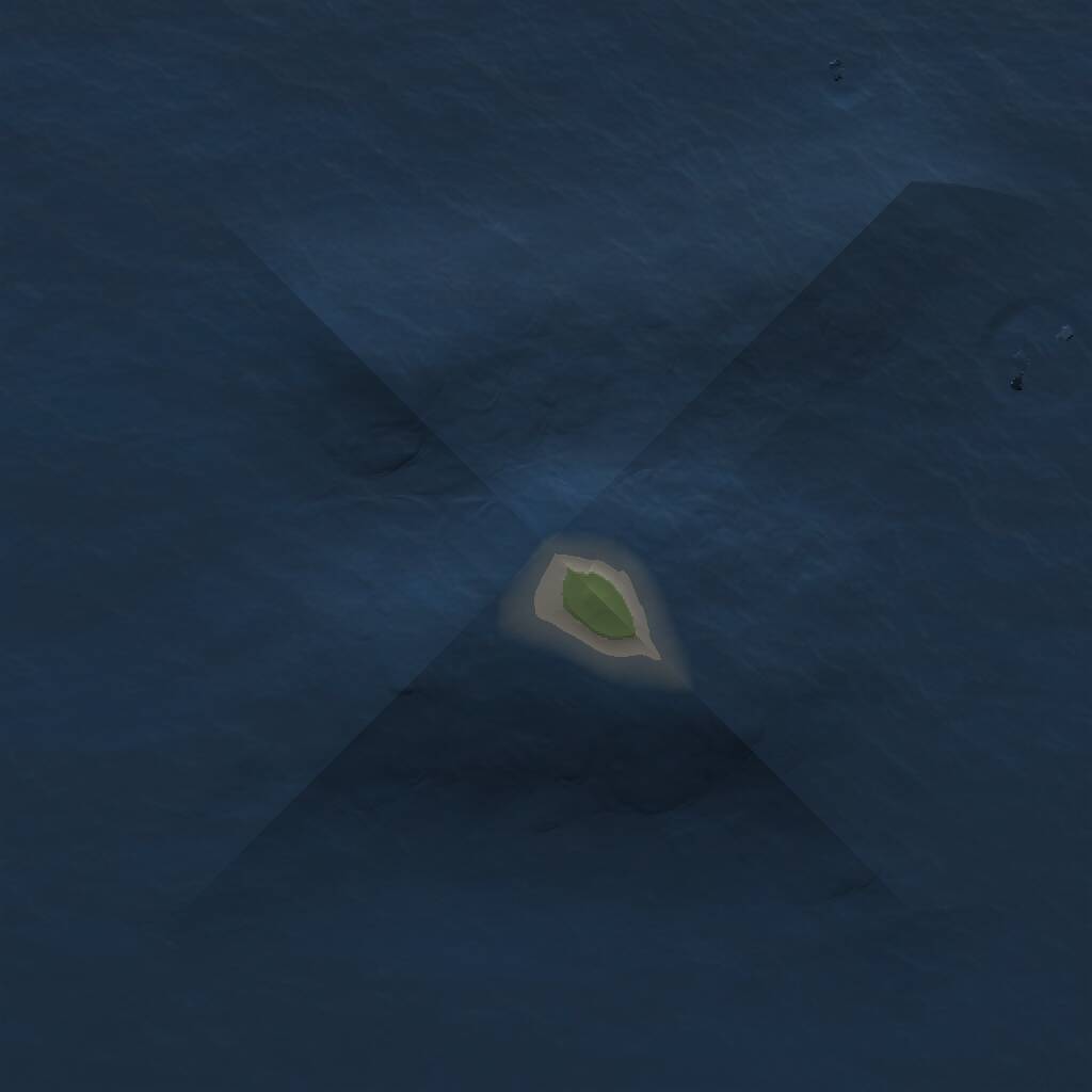 Rust Map: Procedural Map, Size: 1000, Seed: 222222222, 1 Monuments