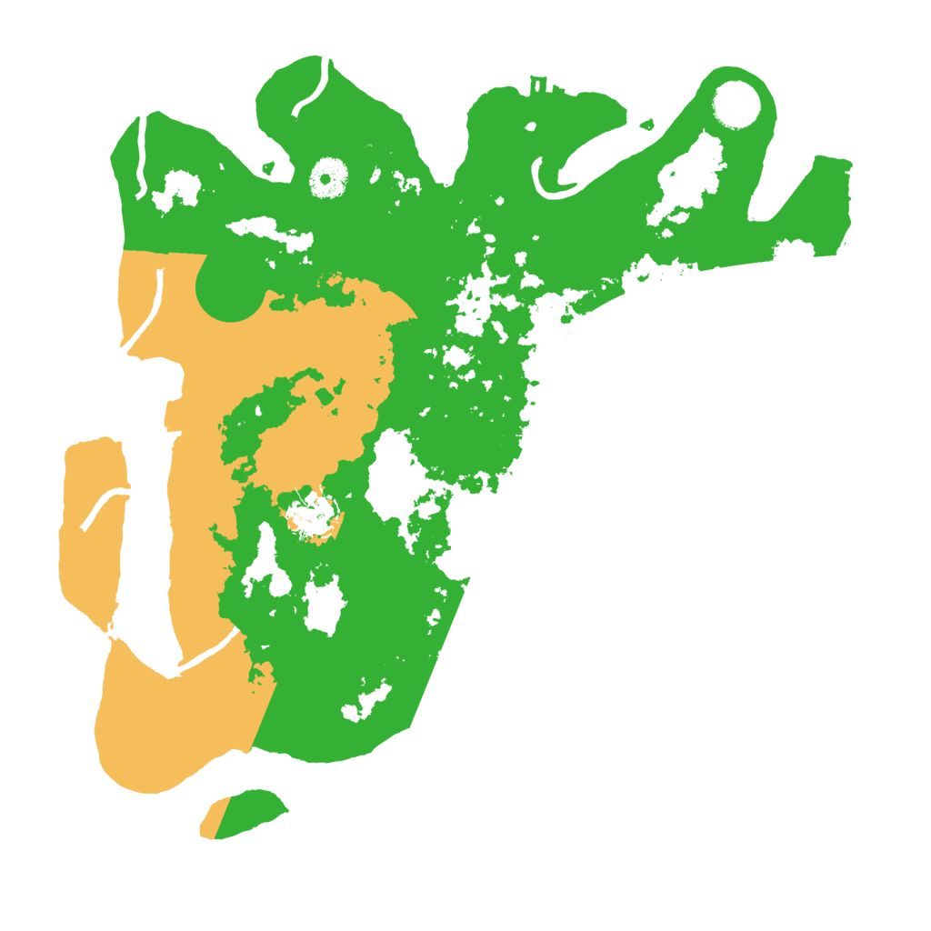 Biome Rust Map: Procedural Map, Size: 3500, Seed: 1171650461
