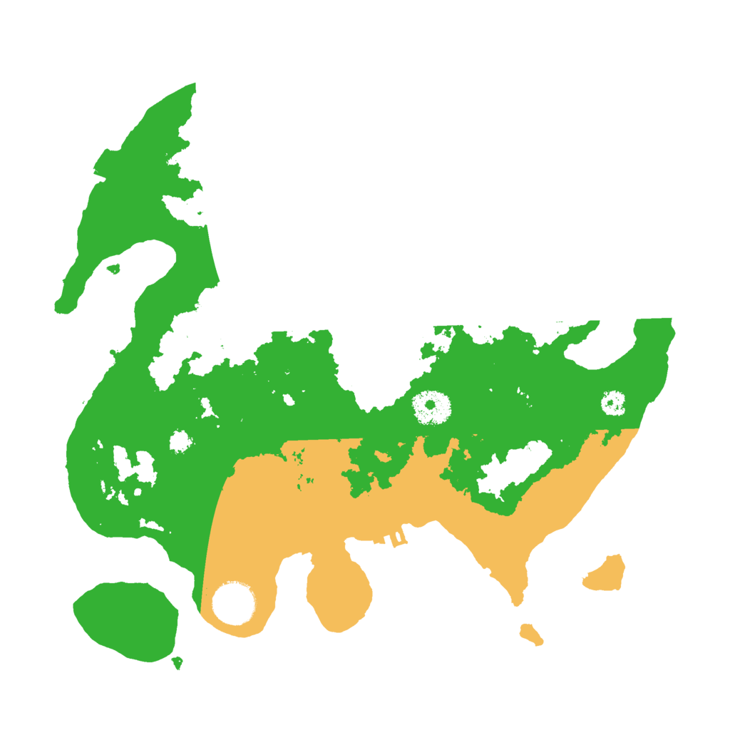 Biome Rust Map: Procedural Map, Size: 3000, Seed: 21528