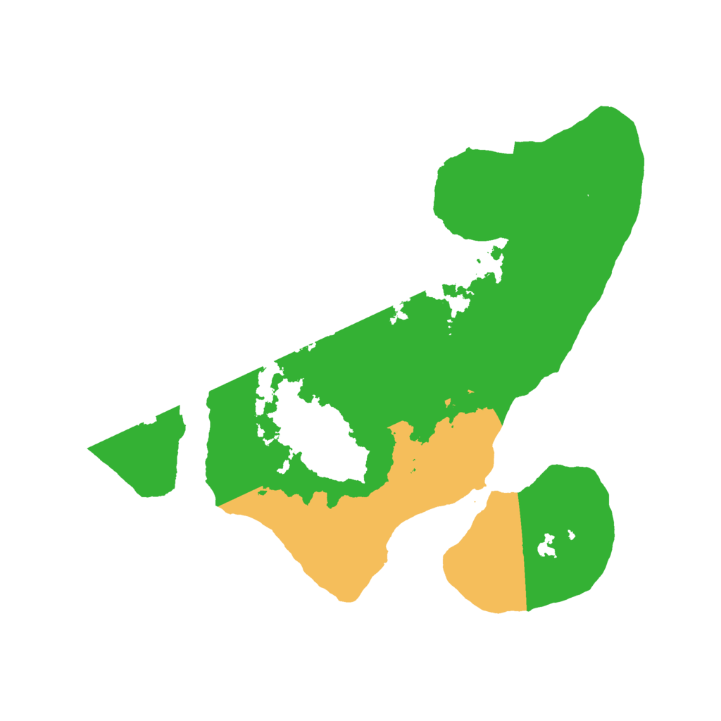 Biome Rust Map: Barren, Size: 2100, Seed: 44518451