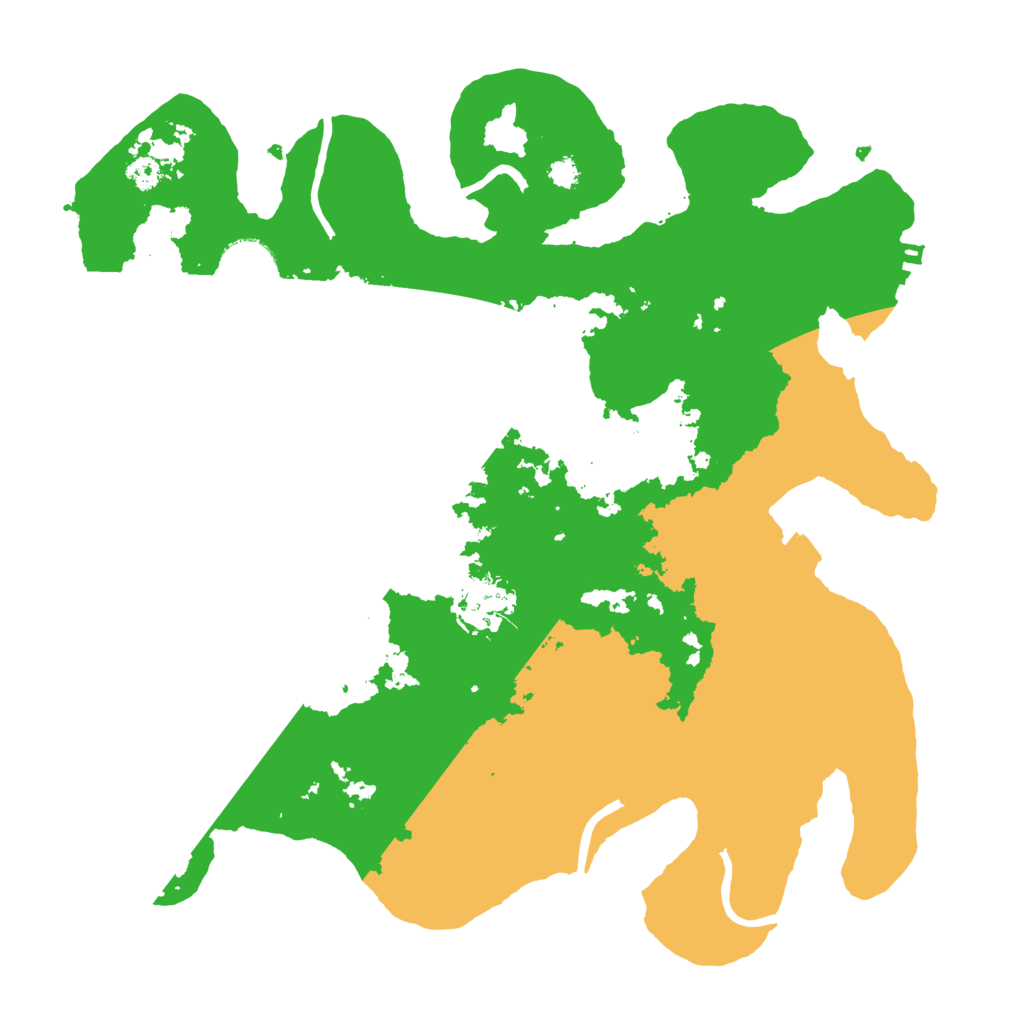 Biome Rust Map: Procedural Map, Size: 3200, Seed: 654321