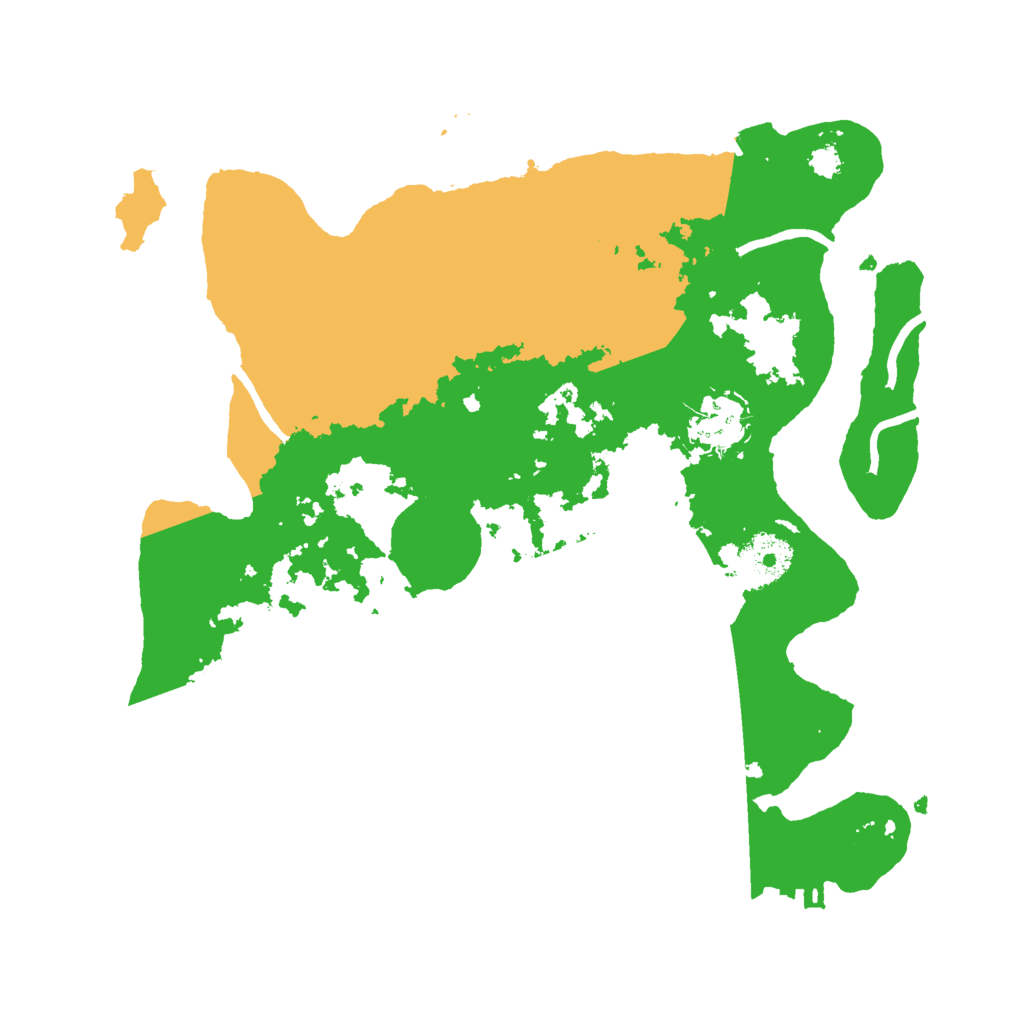 Biome Rust Map: Procedural Map, Size: 3000, Seed: 1576835563