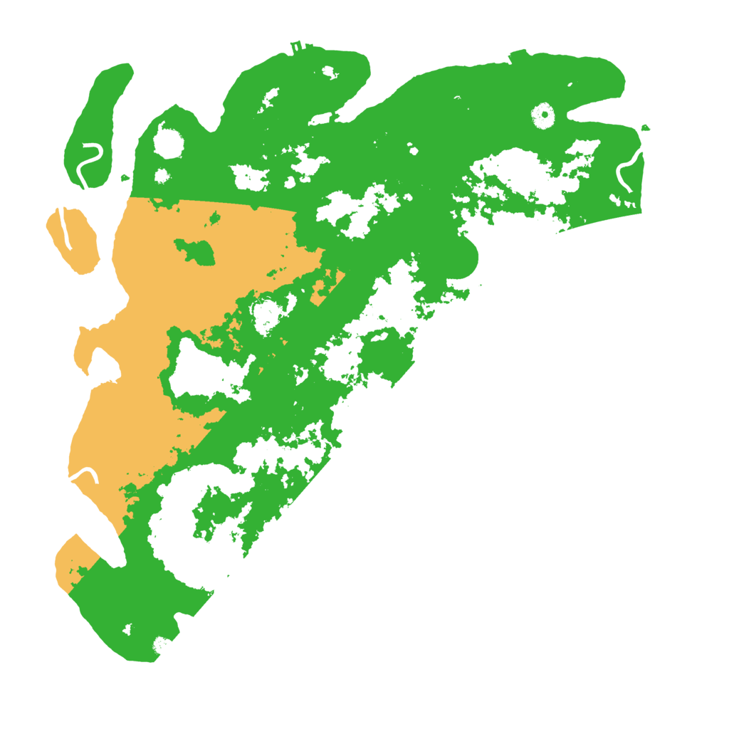 Biome Rust Map: Procedural Map, Size: 4500, Seed: 189758936