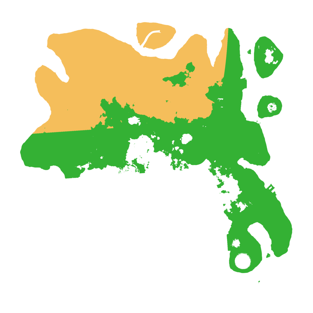 Biome Rust Map: Procedural Map, Size: 3500, Seed: 74398617