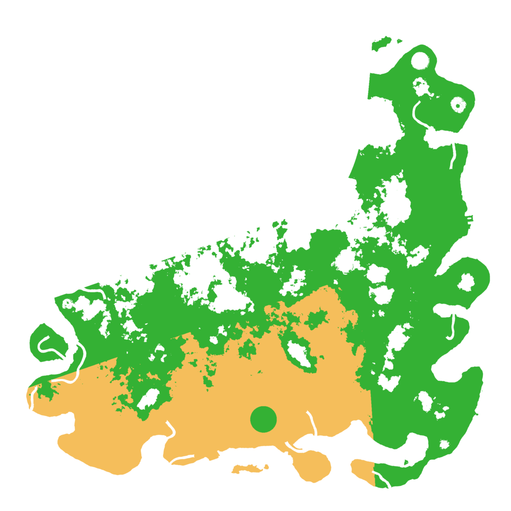 Biome Rust Map: Procedural Map, Size: 5100, Seed: 648252