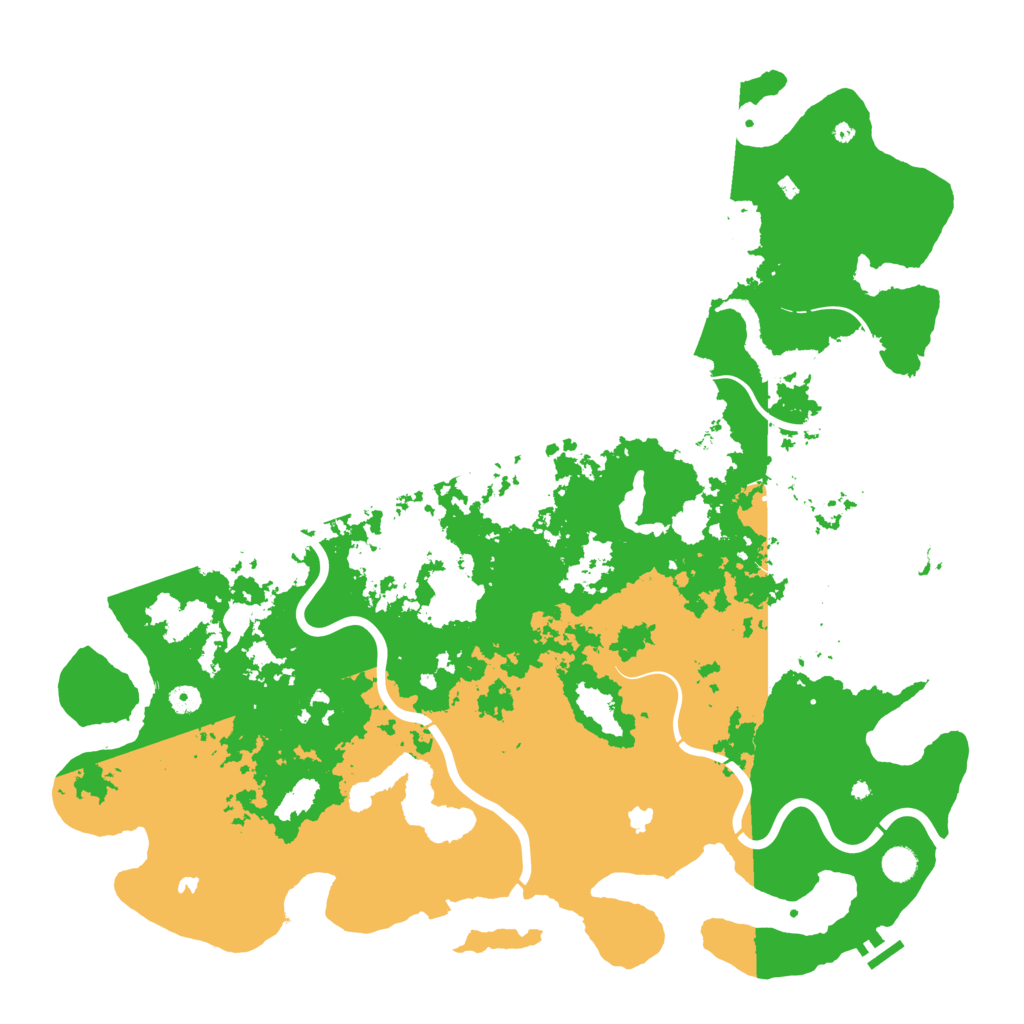 Biome Rust Map: Procedural Map, Size: 5100, Seed: 648252
