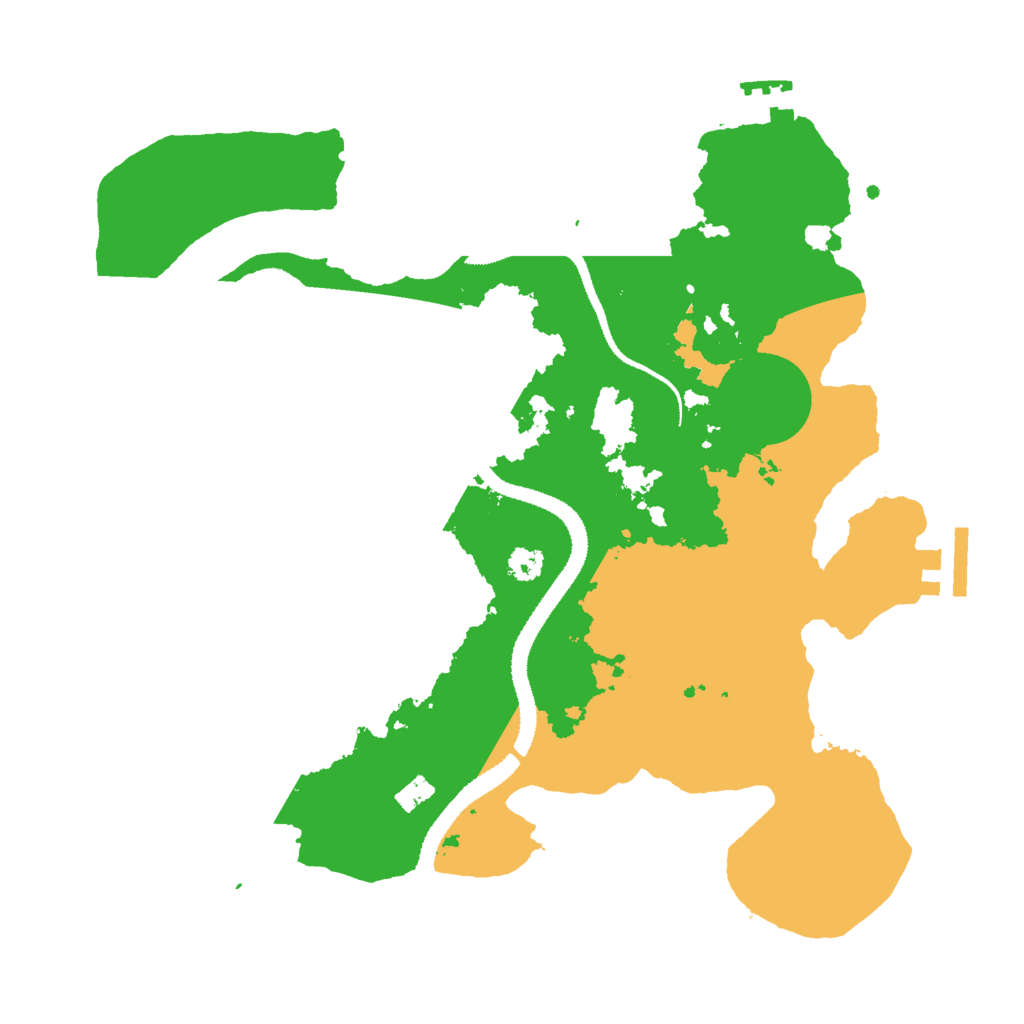Biome Rust Map: Procedural Map, Size: 3000, Seed: 660949845