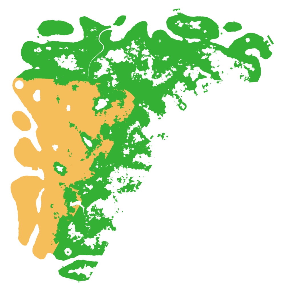 Biome Rust Map: Procedural Map, Size: 6000, Seed: 663540424