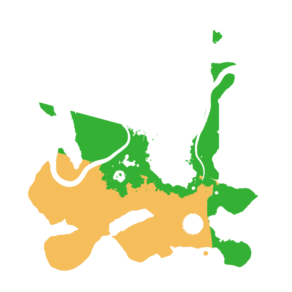 Biome Rust Map: Procedural Map, Size: 2500, Seed: 2360186