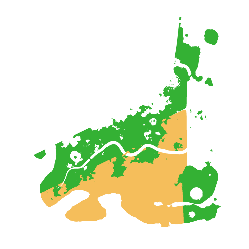 Biome Rust Map: Procedural Map, Size: 3500, Seed: 1303316445