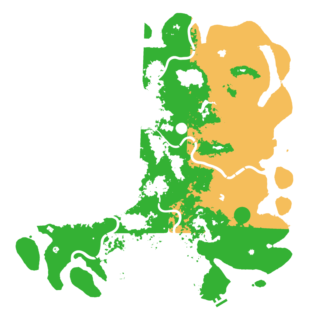Biome Rust Map: Procedural Map, Size: 5000, Seed: 9986598