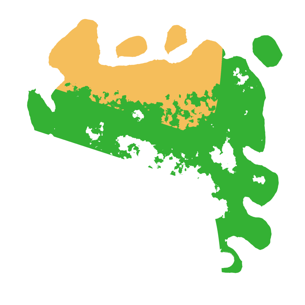 Biome Rust Map: Barren, Size: 3500, Seed: 23423542