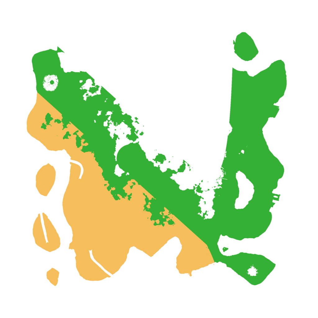 Biome Rust Map: Procedural Map, Size: 3000, Seed: 1224496261