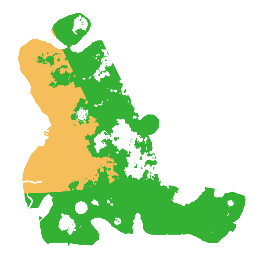 Biome Rust Map: Procedural Map, Size: 3700, Seed: 1919594810