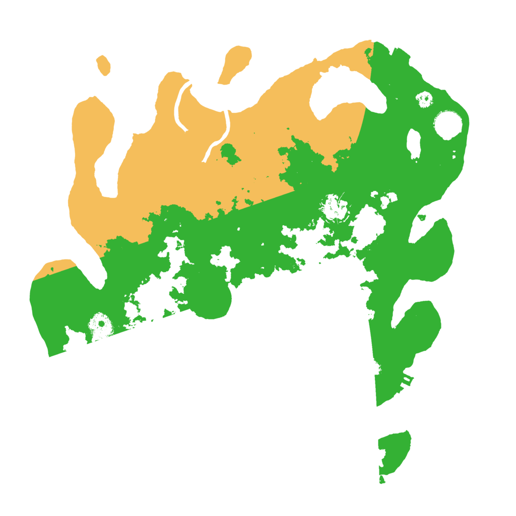 Biome Rust Map: Procedural Map, Size: 3300, Seed: 81642994