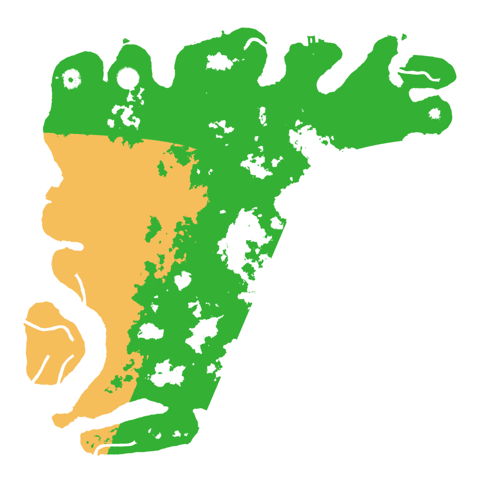 Biome Rust Map: Procedural Map, Size: 4000, Seed: 501238751