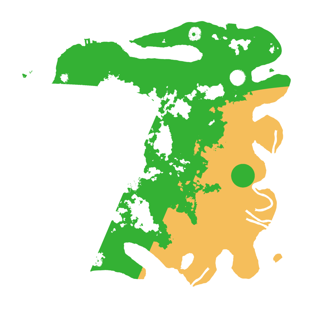 Biome Rust Map: Procedural Map, Size: 3500, Seed: 9424536