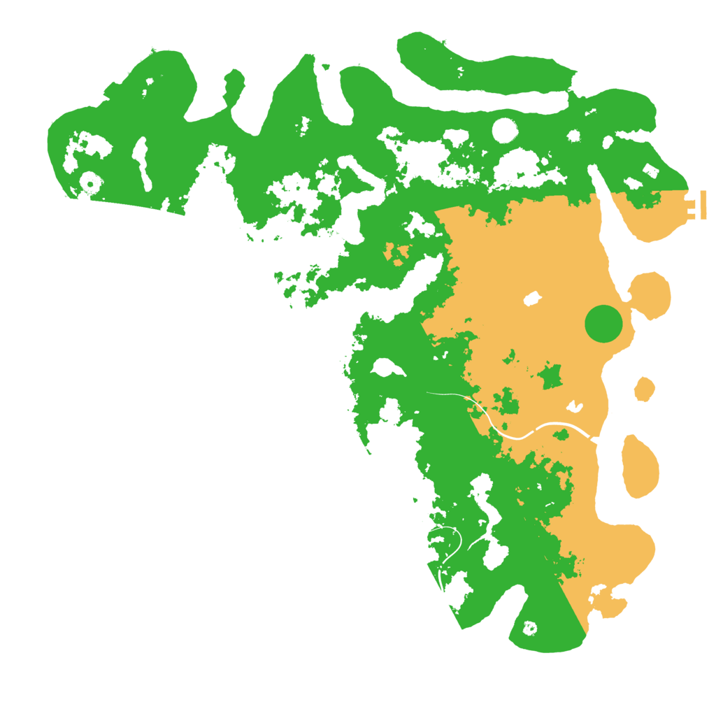 Biome Rust Map: Procedural Map, Size: 5000, Seed: 566245416