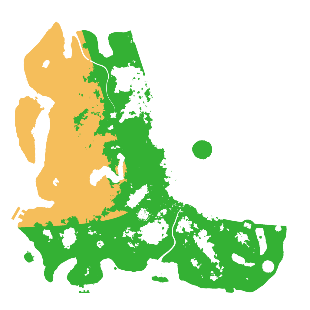 Biome Rust Map: Procedural Map, Size: 4500, Seed: 549762493