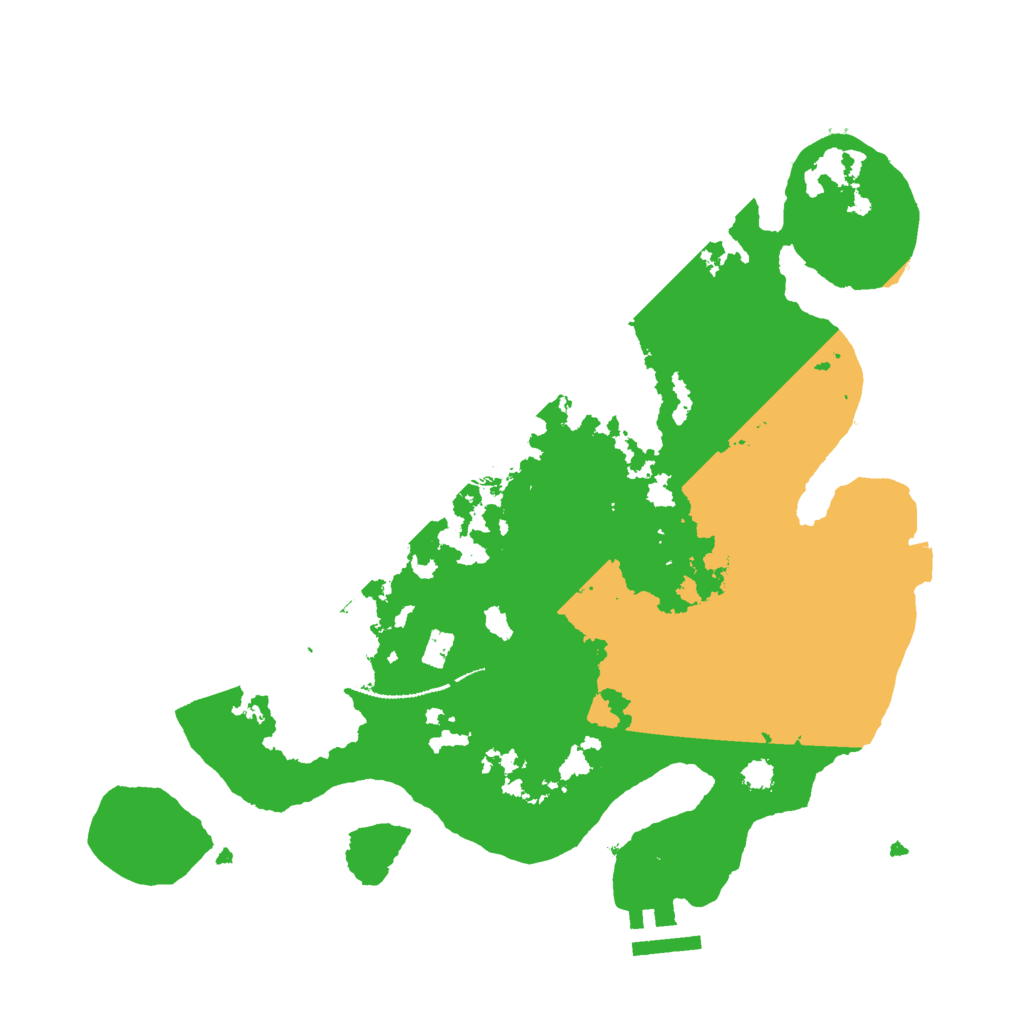 Biome Rust Map: Procedural Map, Size: 3000, Seed: 3182604