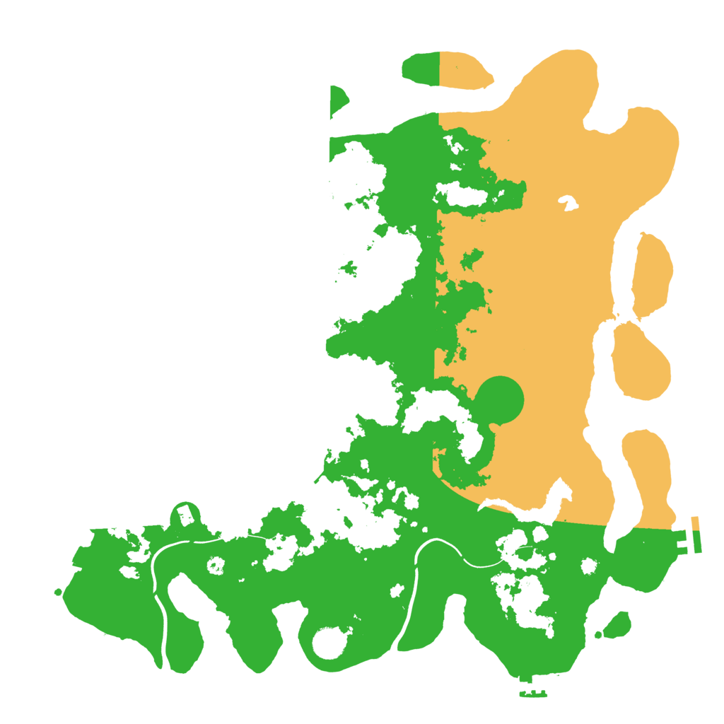 Biome Rust Map: Procedural Map, Size: 4000, Seed: 1836430777
