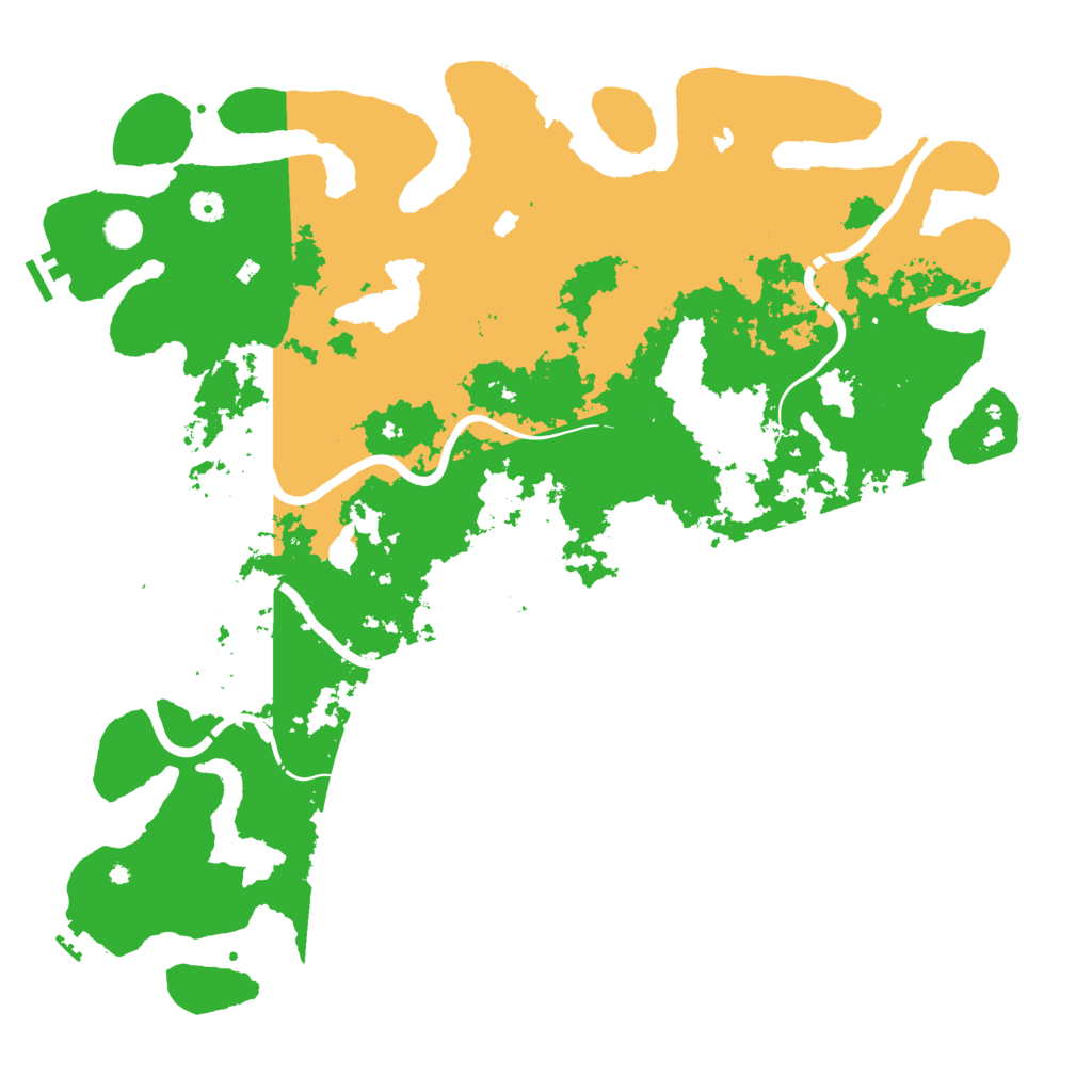 Biome Rust Map: Procedural Map, Size: 5000, Seed: 15546