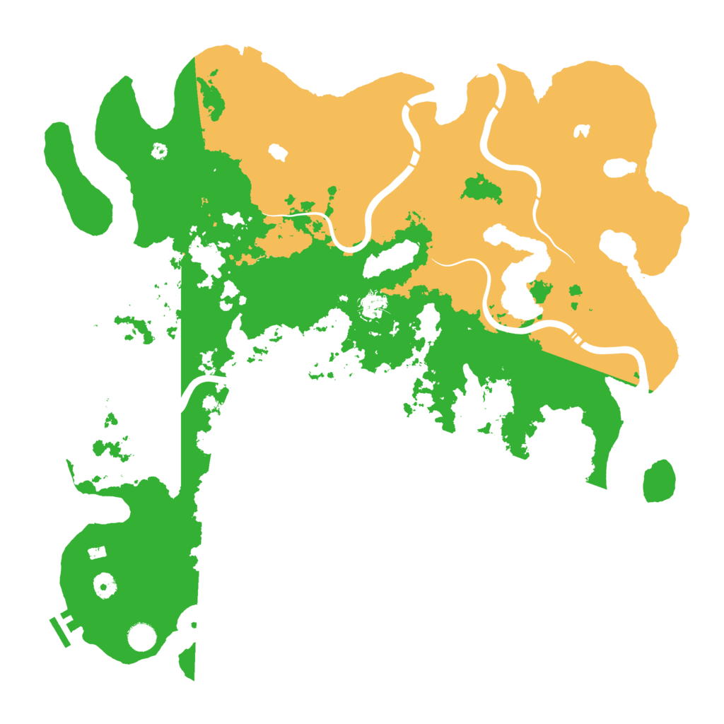 Biome Rust Map: Procedural Map, Size: 4500, Seed: 1712663585