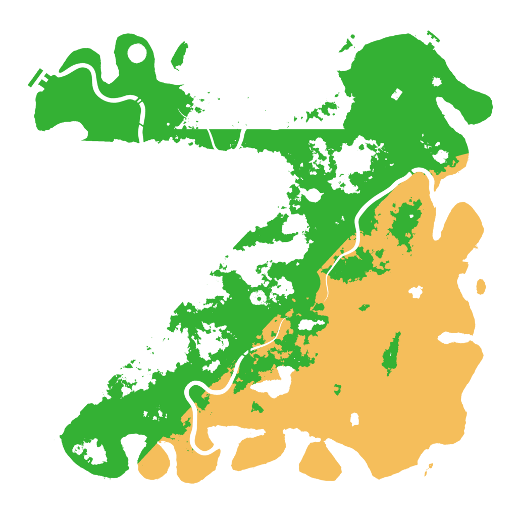 Biome Rust Map: Procedural Map, Size: 5000, Seed: 717112
