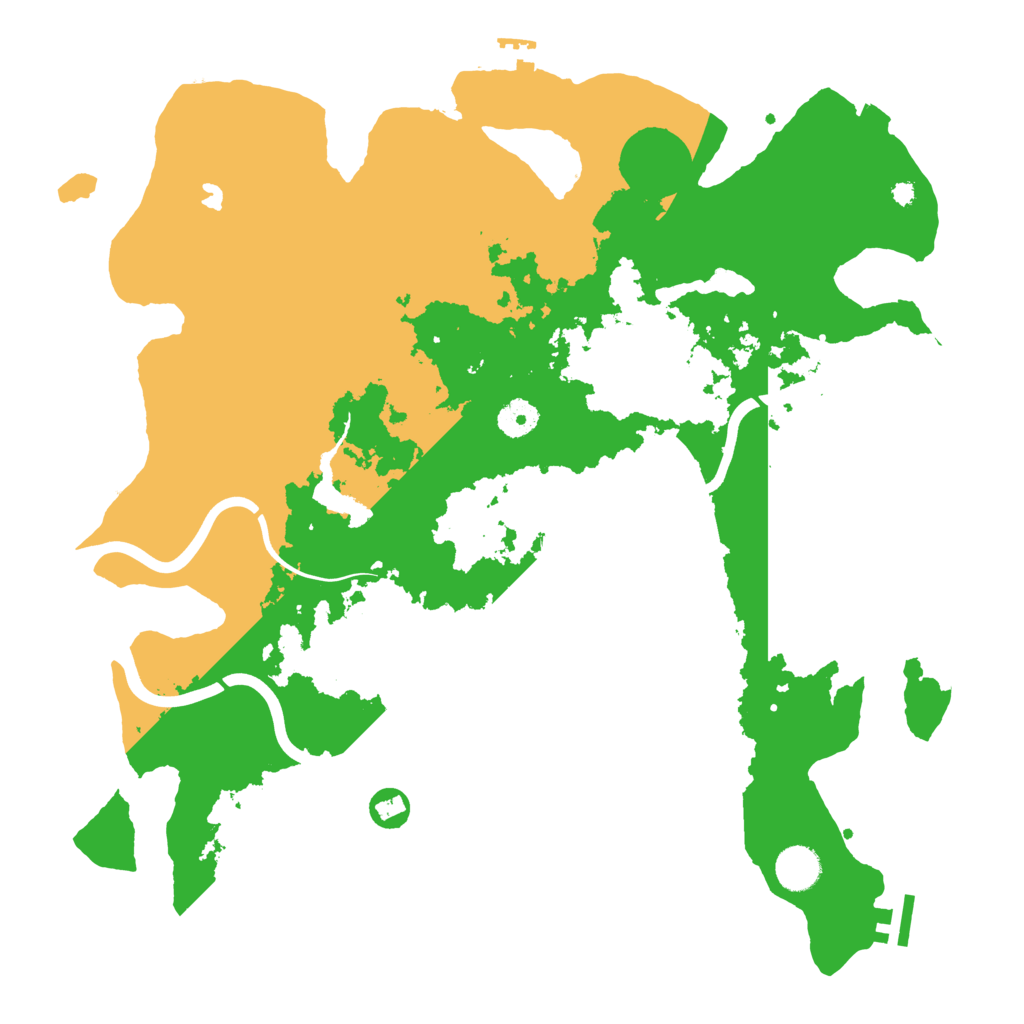 Biome Rust Map: Procedural Map, Size: 4000, Seed: 1043318079