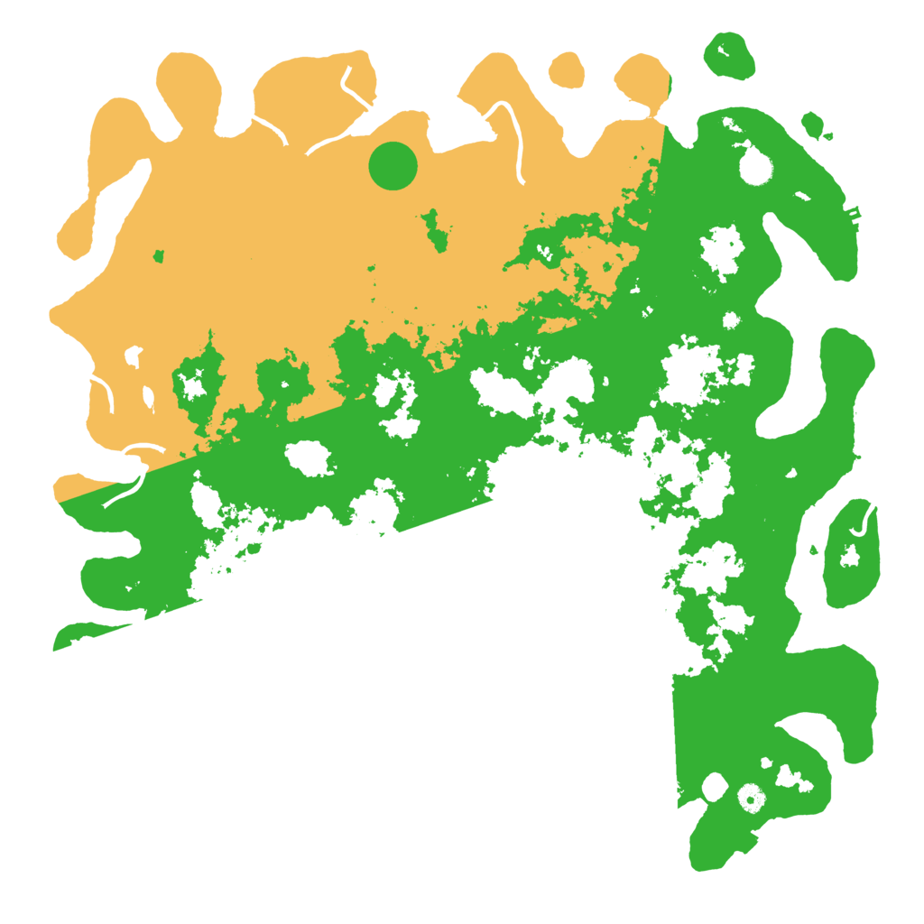 Biome Rust Map: Procedural Map, Size: 5000, Seed: 6849257