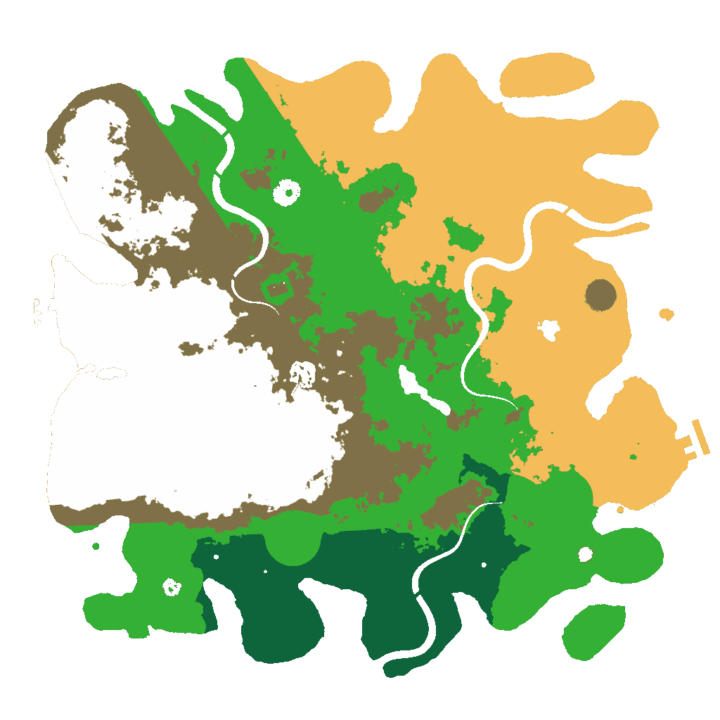 Biome Rust Map: Procedural Map, Size: 4000, Seed: 357279068