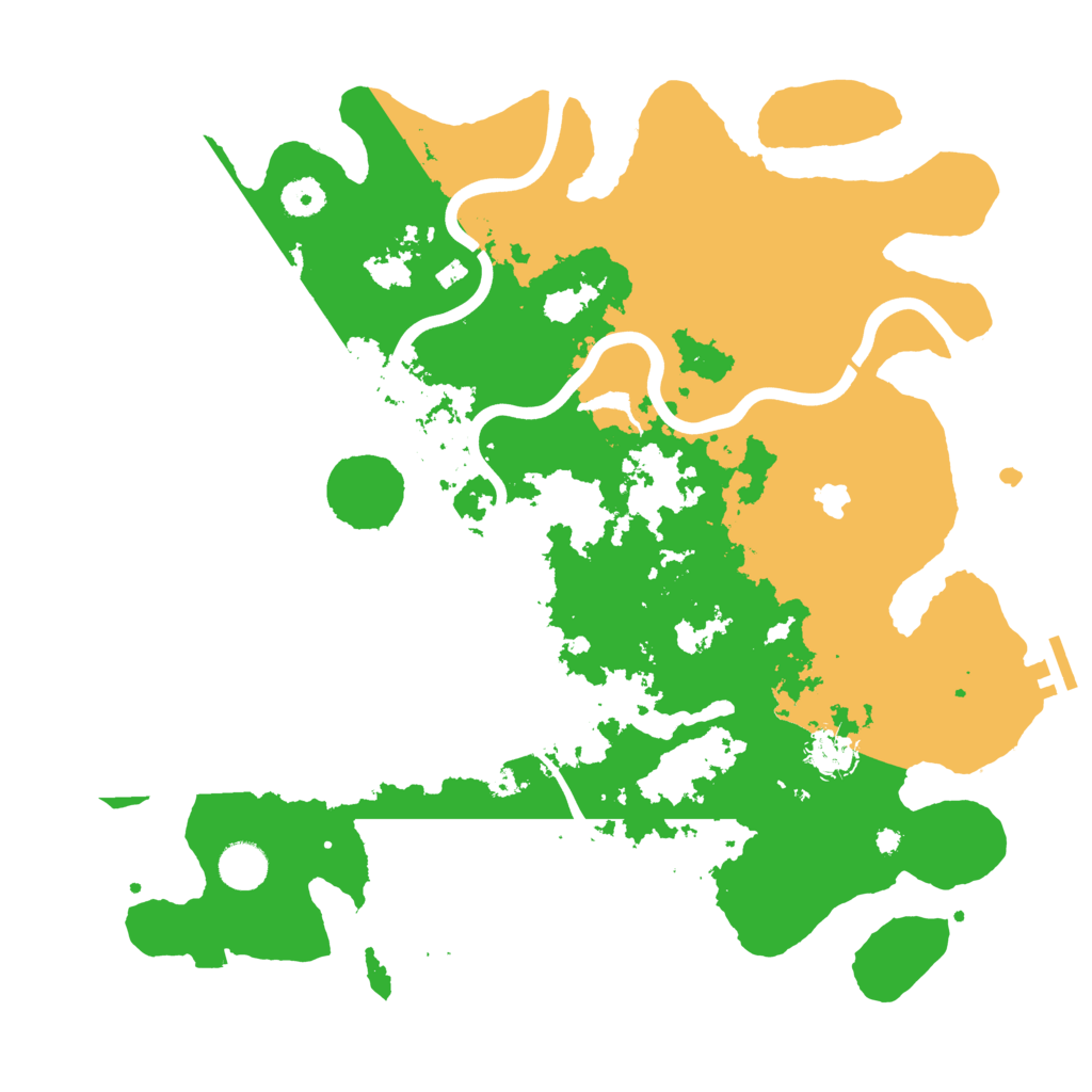 Biome Rust Map: Procedural Map, Size: 4000, Seed: 357279068
