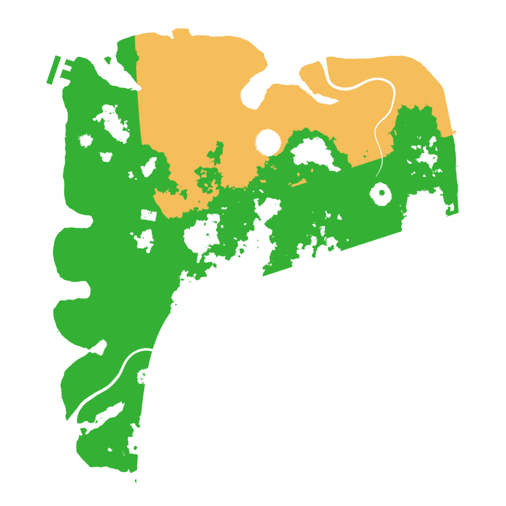 Biome Rust Map: Procedural Map, Size: 3500, Seed: 1944849415